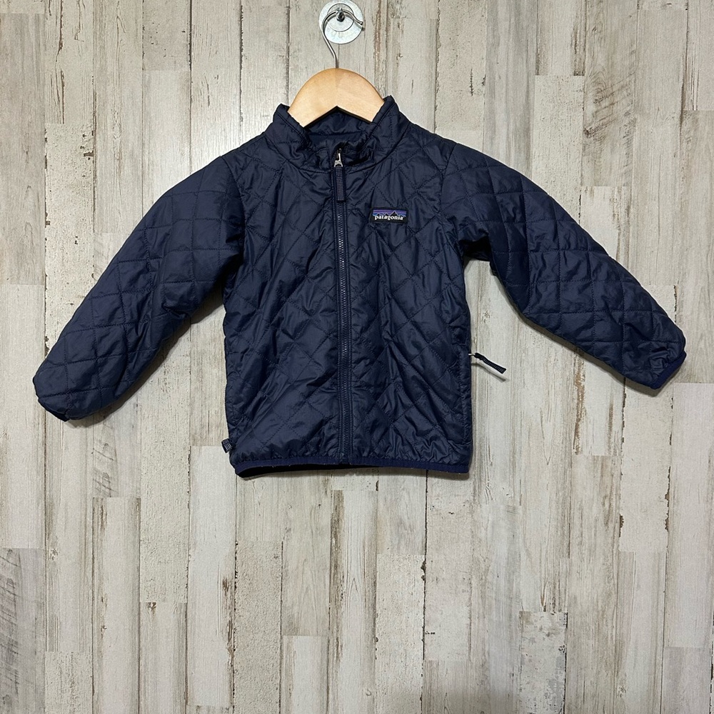 Navy Patagonia Full Zip Jacket - 2T